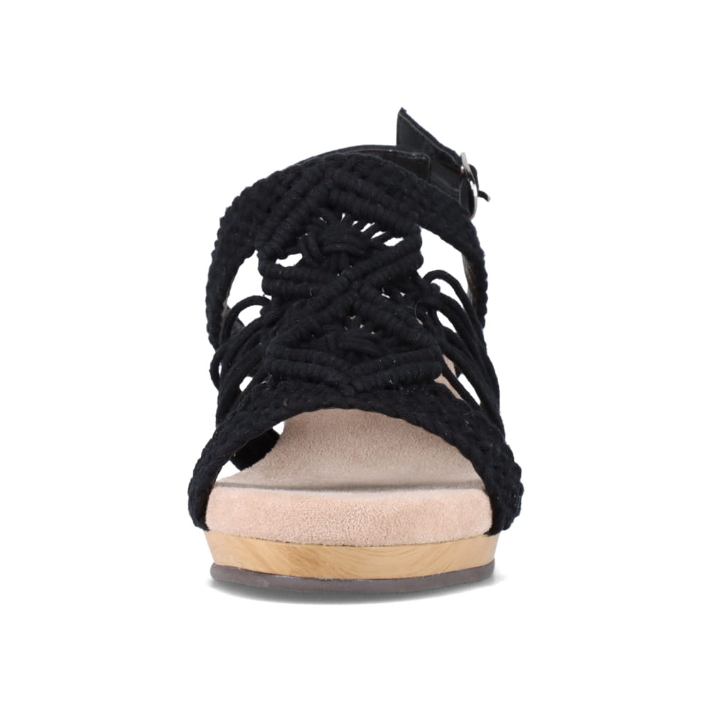 バックベルトウェッジサンダル