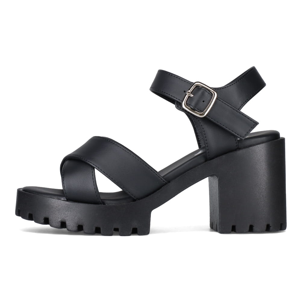 厚底ハイヒールサンダル