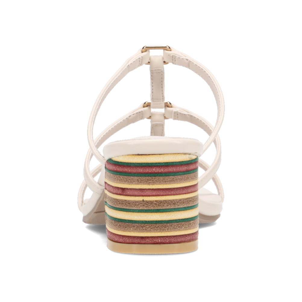 Tストラップミュールサンダル