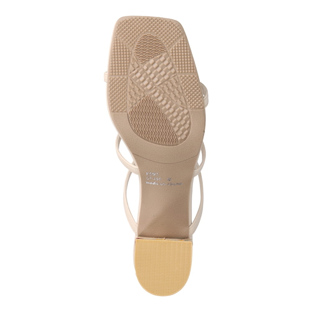 Tストラップミュールサンダル