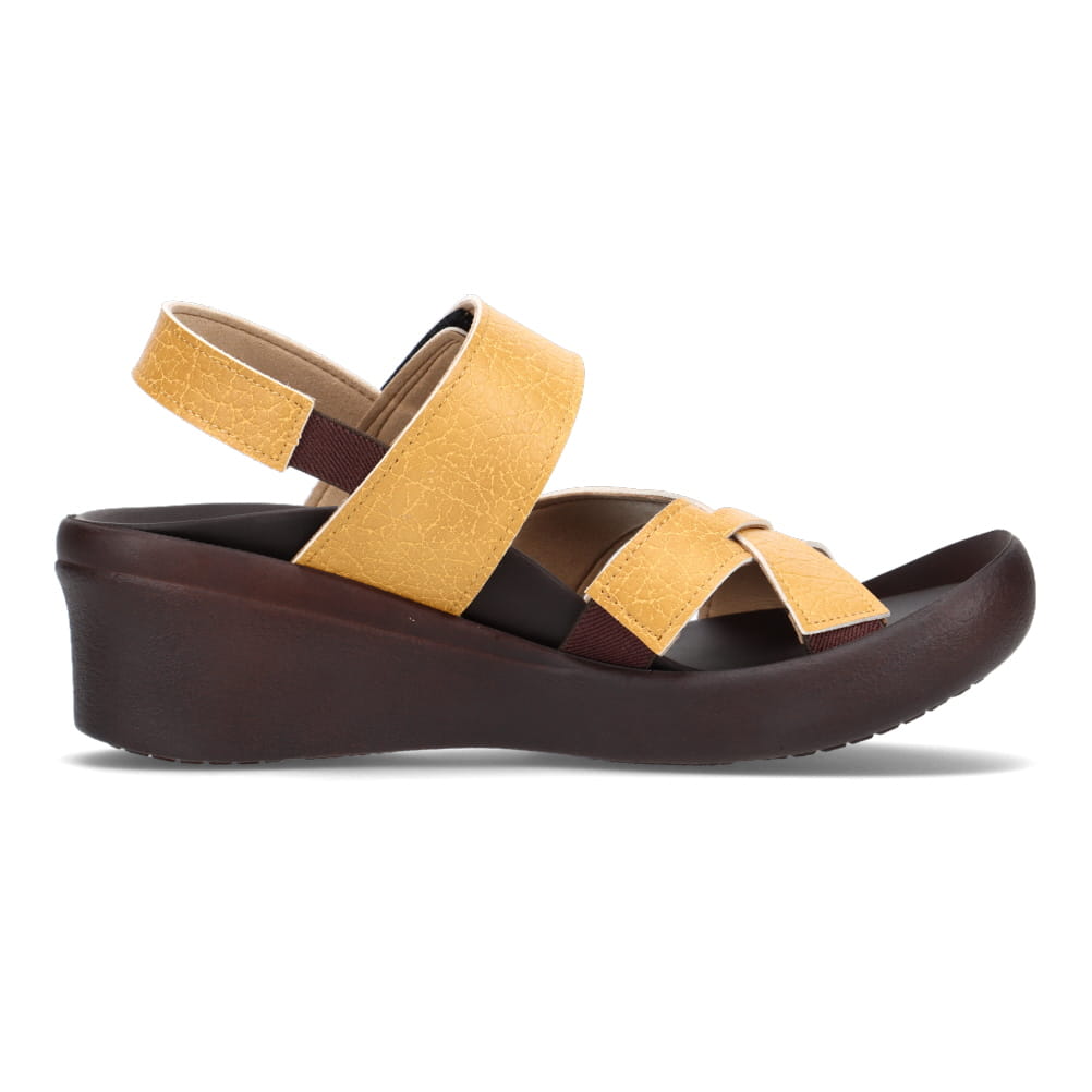 クロスベルトウェッジサンダル