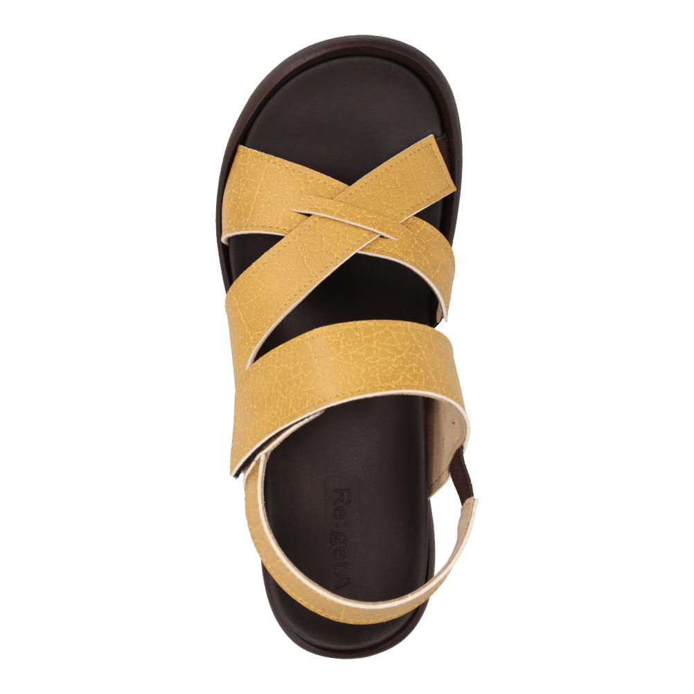 クロスベルトウェッジサンダル