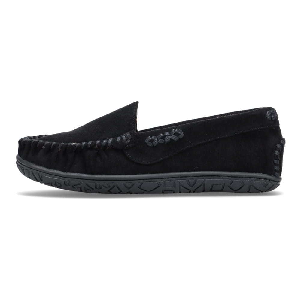 MOZ sweden モズ スウェーデン もこもこモカシン レディース ブラック