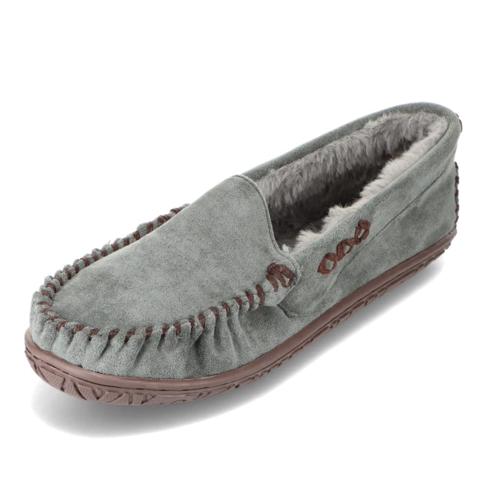 も MOZ sweden モズ スウェーデン もこもこモカシン レディース ブルー