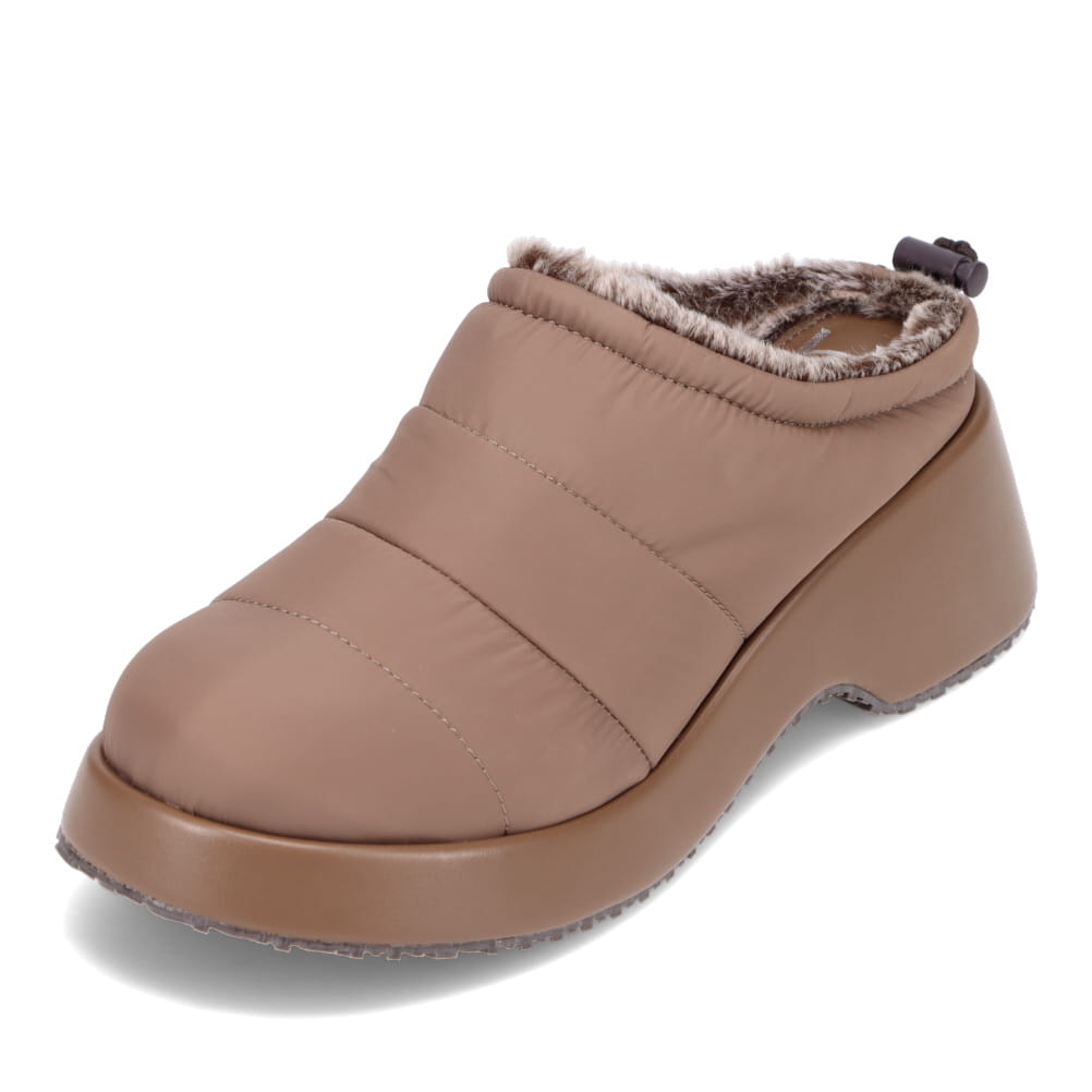 ダウン風サボサンダル