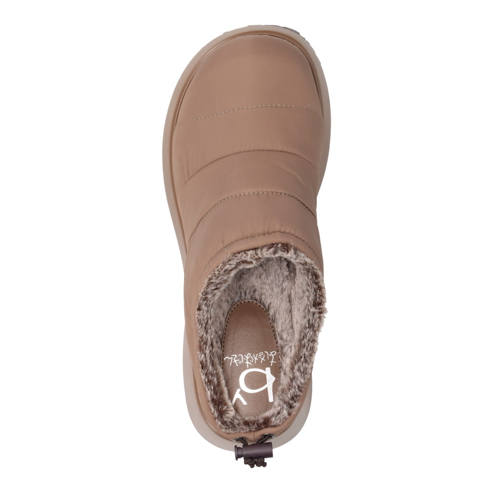 ダウン風サボサンダル