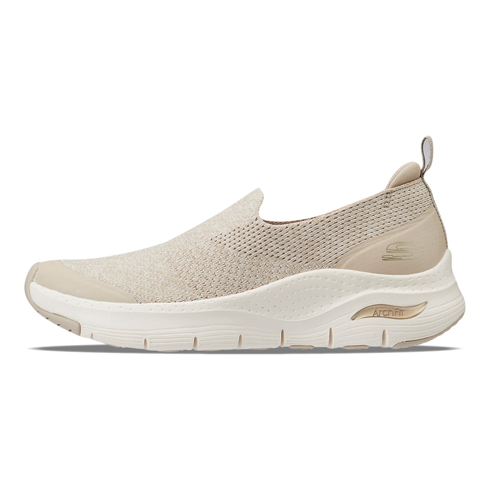 お値下げ! SKECHERS Arch Fit ベージュ スニーカー SKECHERS スケッチャーズ ARCH FIT-QUICK START レディース
