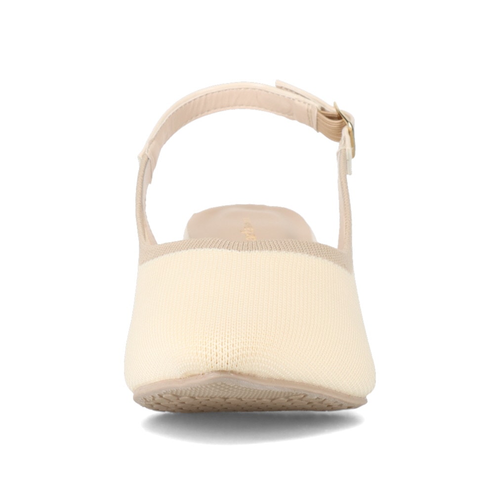 ニットバックバンドパンプス