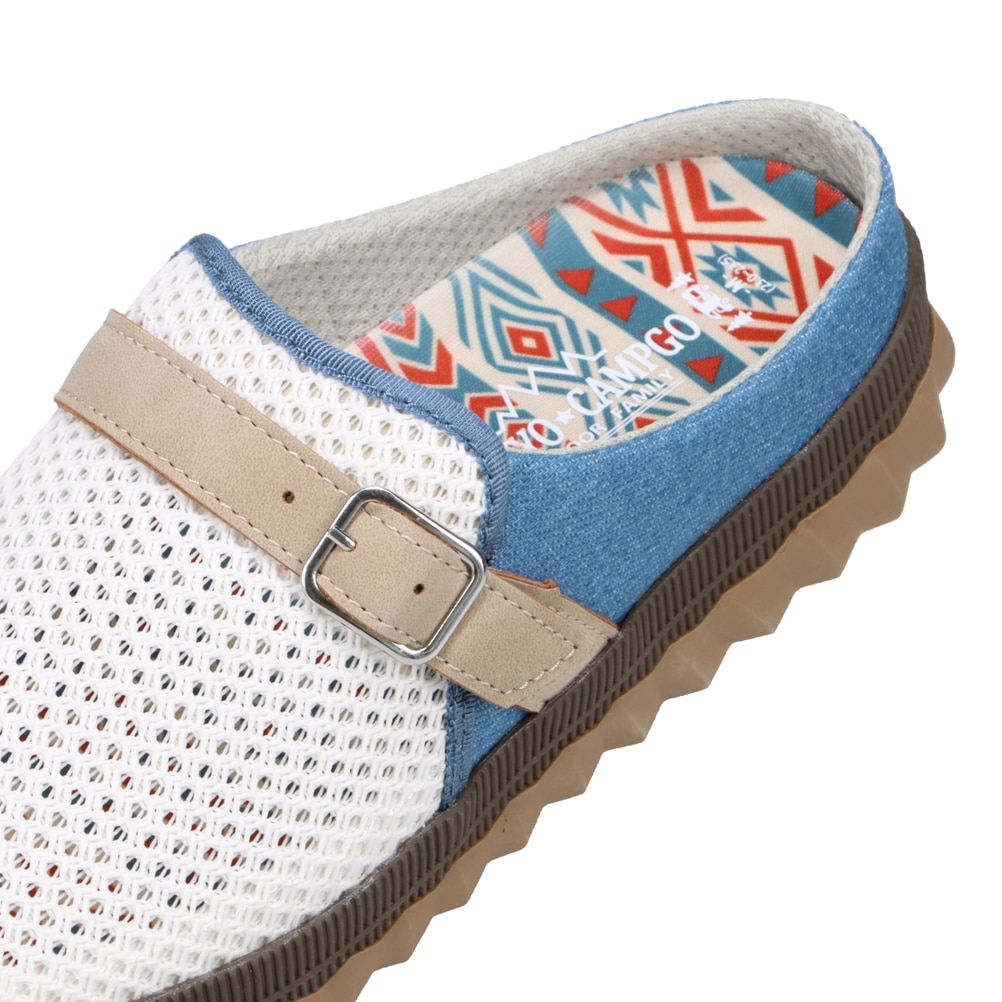 メッシュ クロッグシューズ