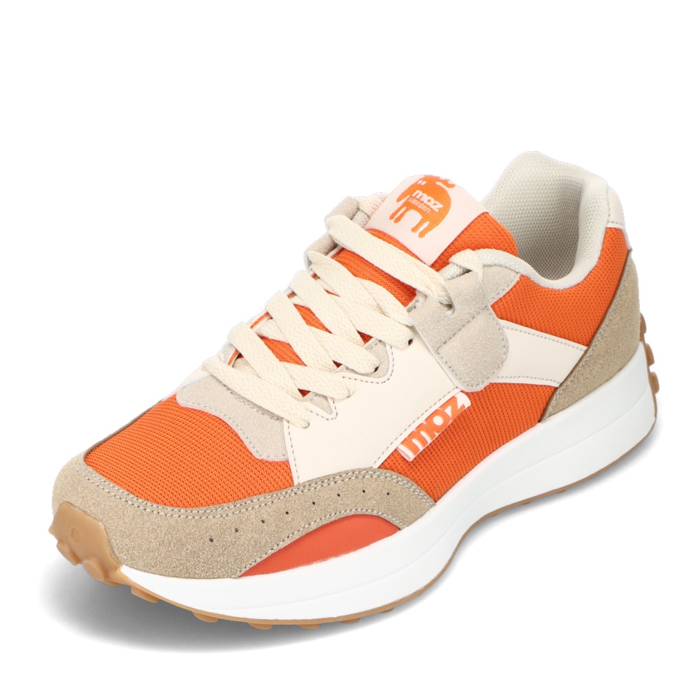 MOZ sweden モズ スウェーデン 厚底スニーカー オレンジ レディース