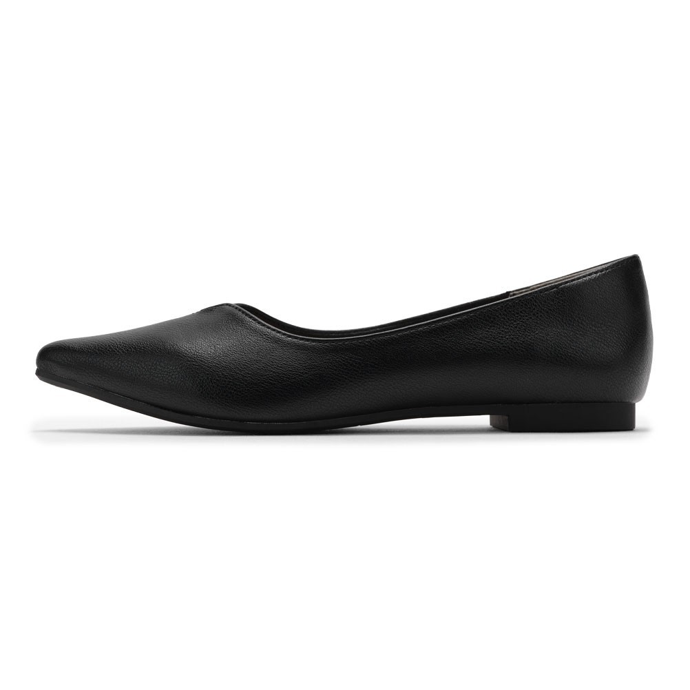 美品 beautiful shoes パンプス　黒23.5cm ポインテッドトゥ Life beauty ライフ ビューティー ポインテッドトゥパンプス ブラック