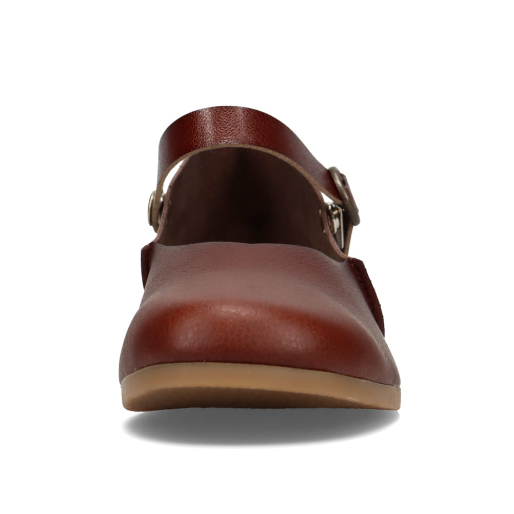 gather ギャザー ストラップシューズ ダークブラウン レディース | 靴