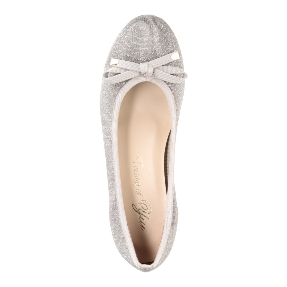 Feeling of Yui フィーリングオブユイ リボンバレエシューズ グレー