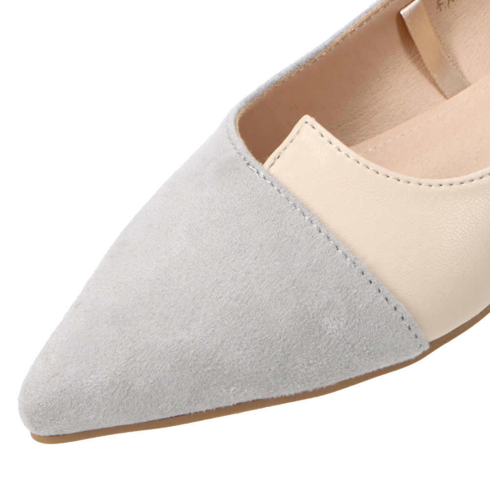 Life beauty ライフ ビューティー ポインテッドトゥパンプス ライト