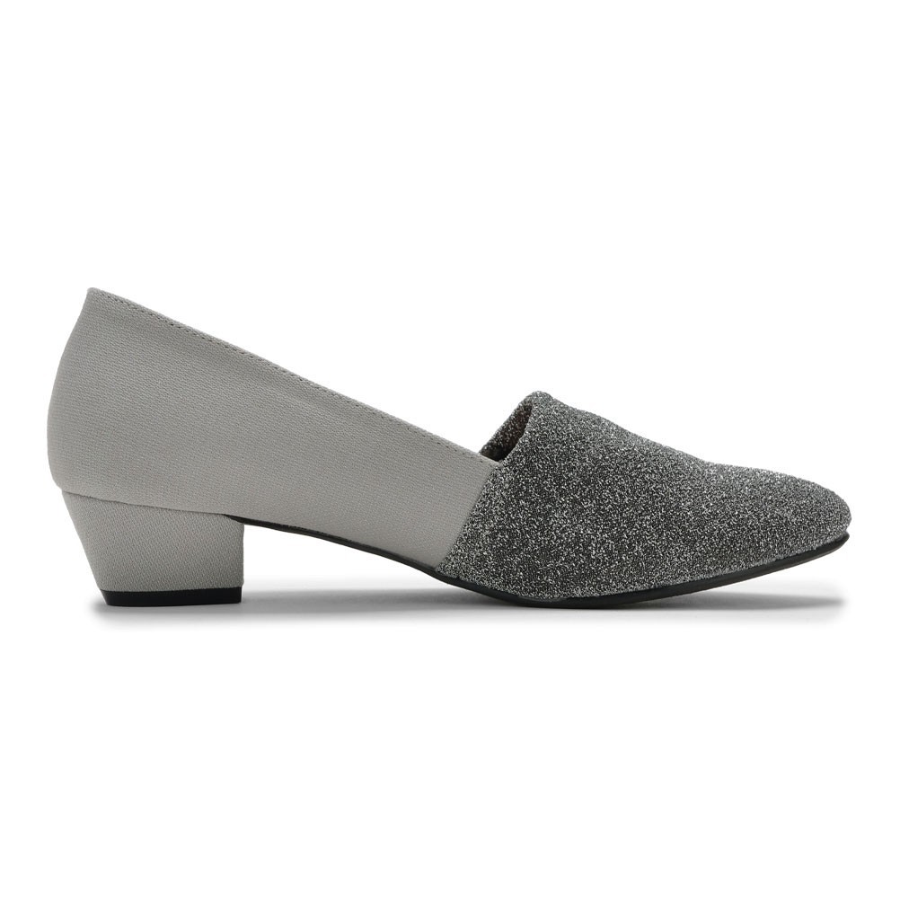 ラメストレッチパンプス