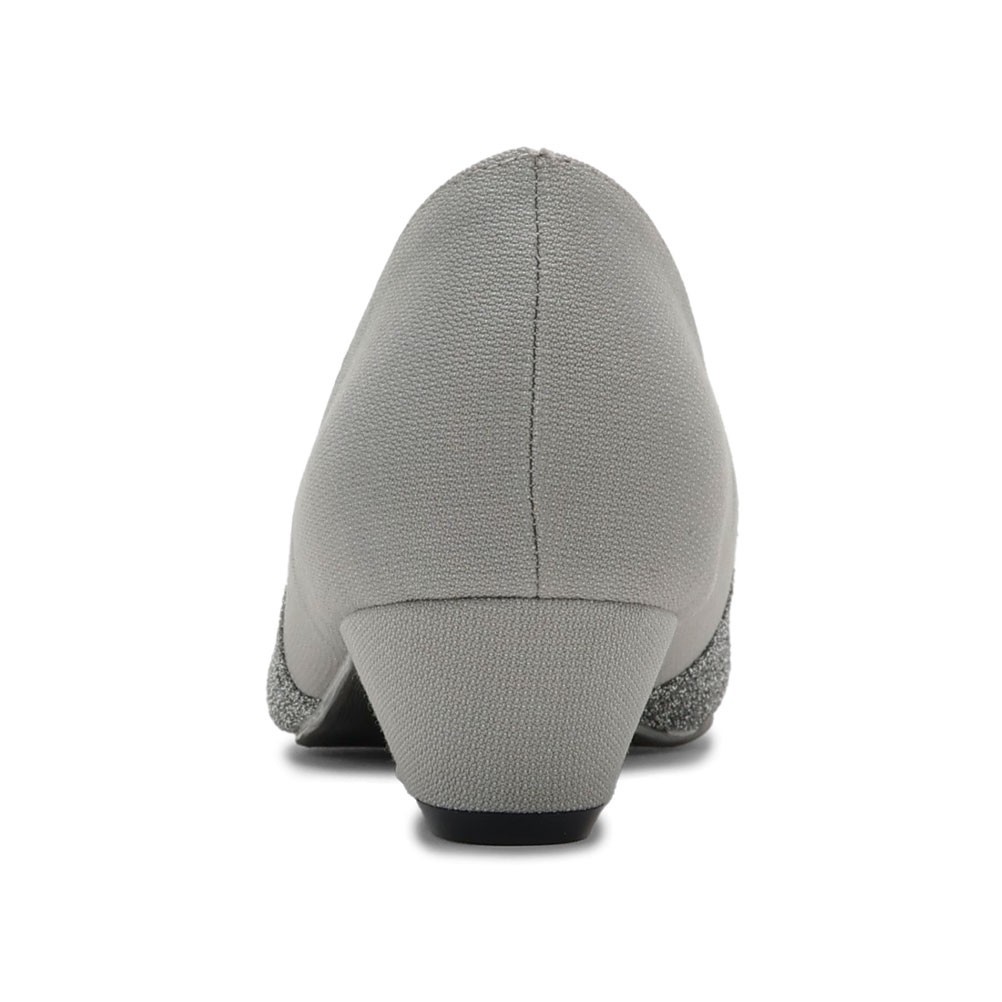 ラメストレッチパンプス