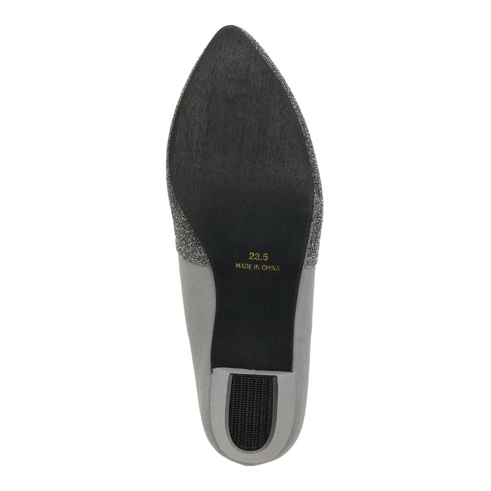 ラメストレッチパンプス