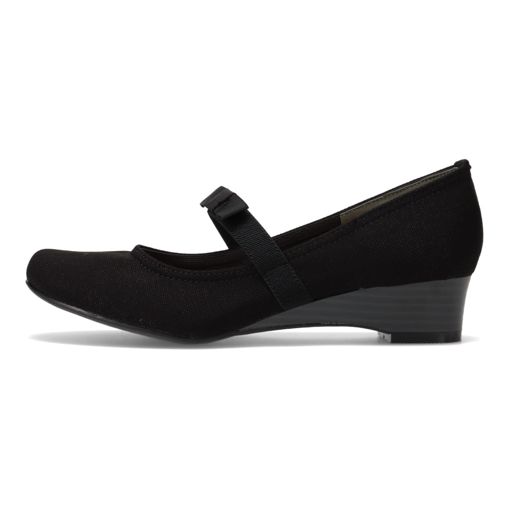 ゴムリボンパンプス