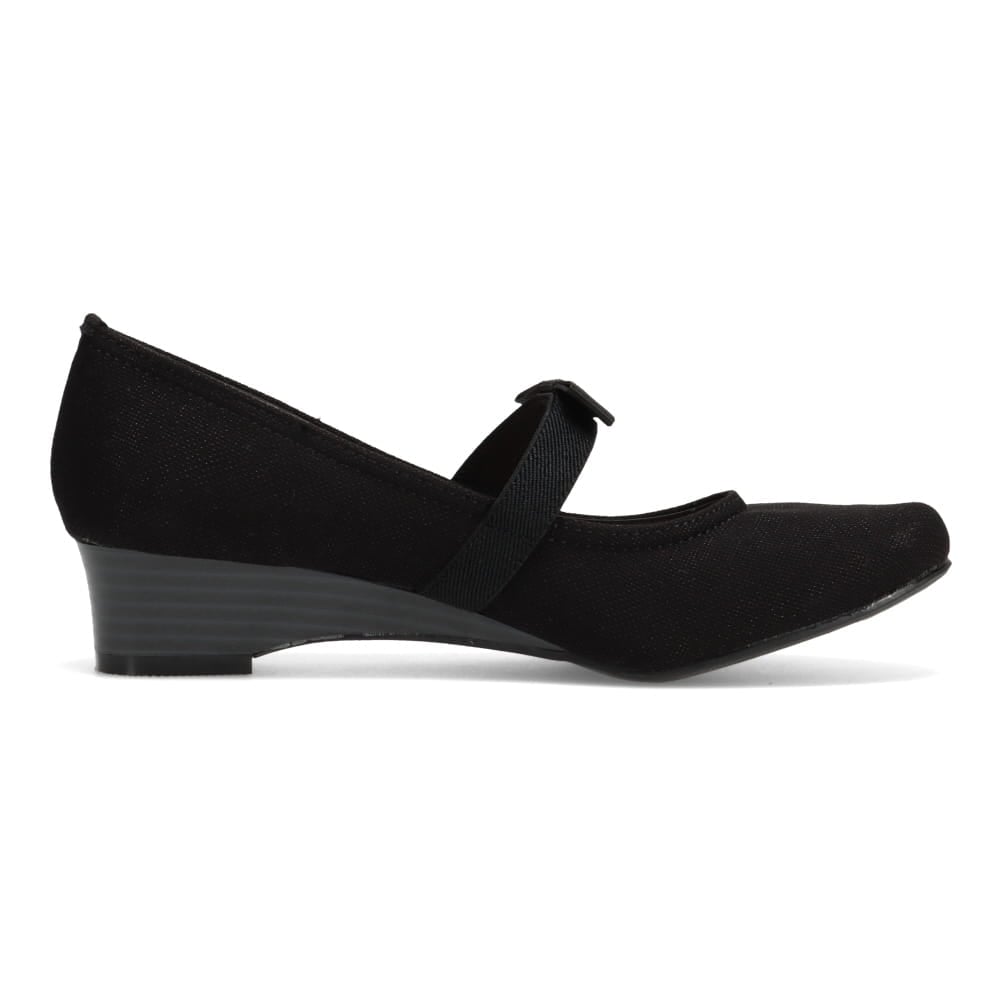 ゴムリボンパンプス