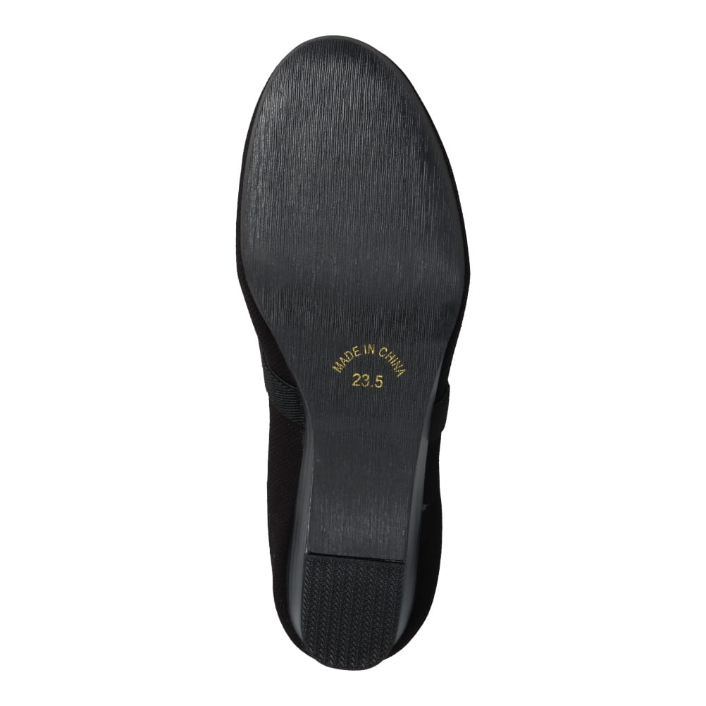 ゴムリボンパンプス