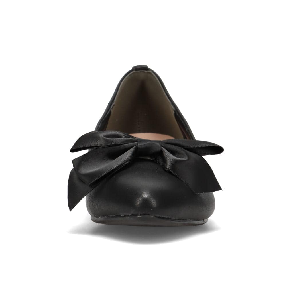 取り外し可能リボン付きパンプス