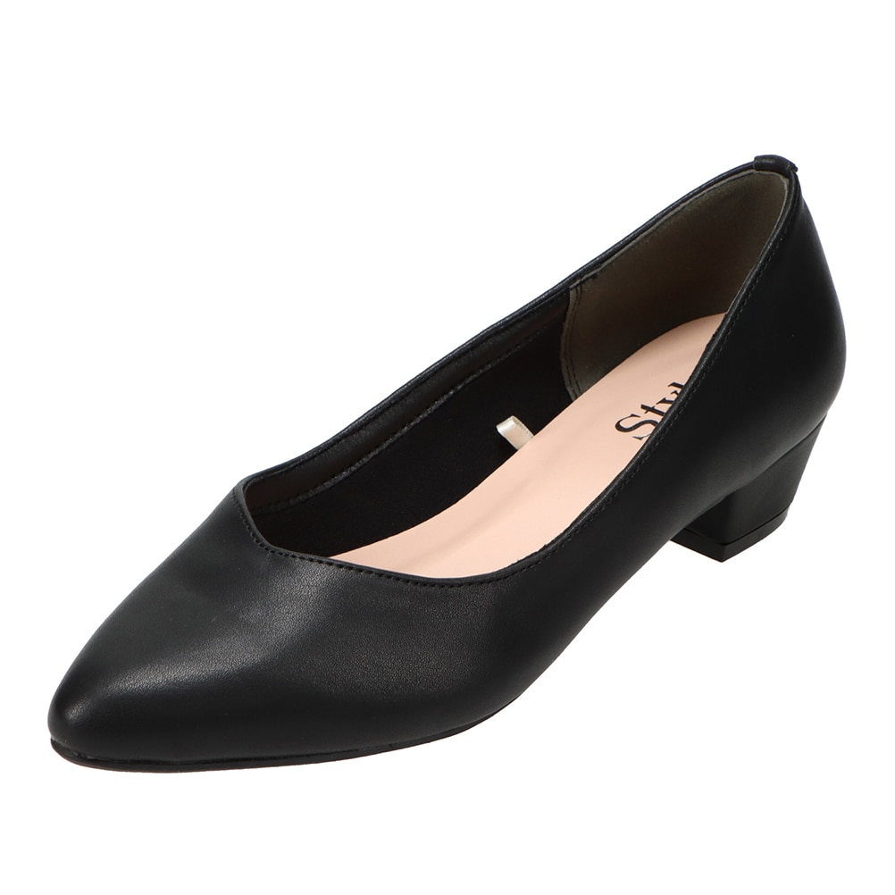 取り外し可能リボン付きパンプス