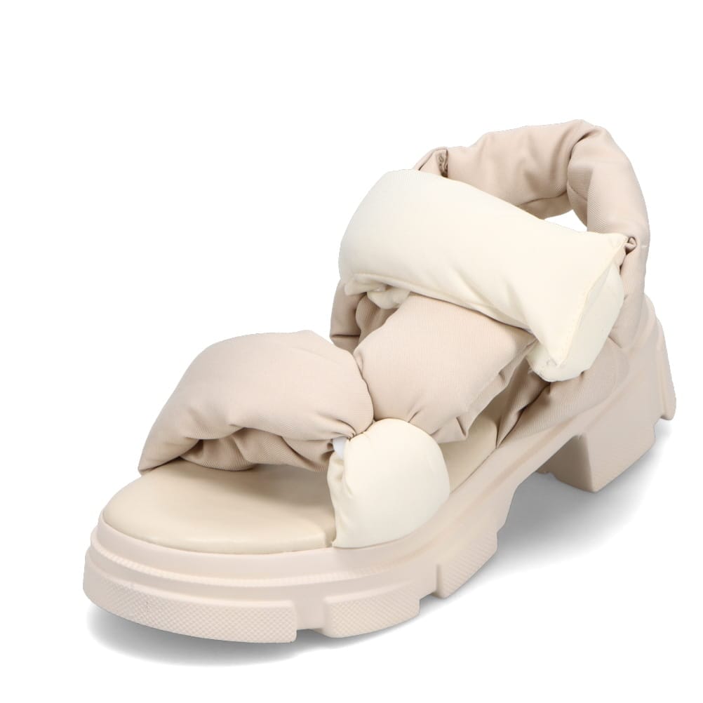 厚底パテッドサンダル