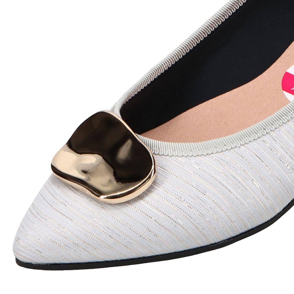 ゴールド金具パンプス