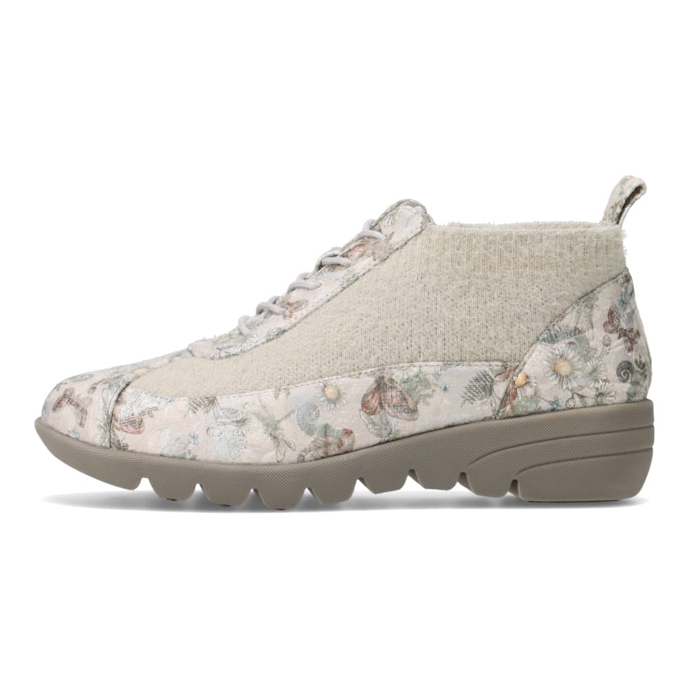 モヘアニットレースアップシューズ