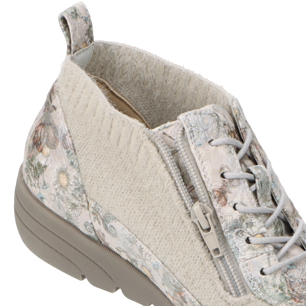 モヘアニットレースアップシューズ