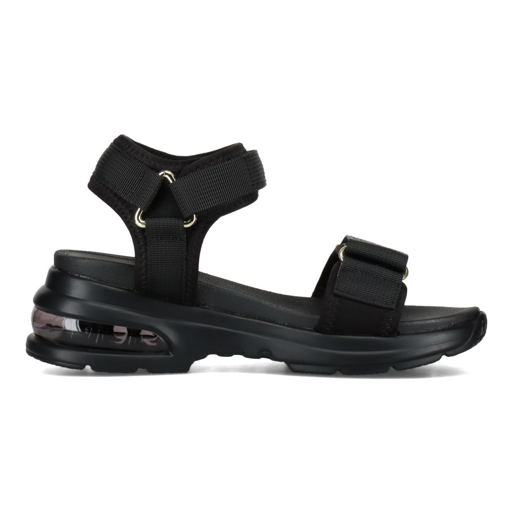 will be ウィルビー スポーツサンダル ブラック×ブラック レディース