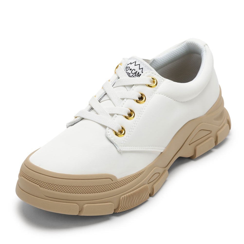 TOKYO CAMPGO トーキョーキャンプゴー ナイロンスニーカー アイボリー