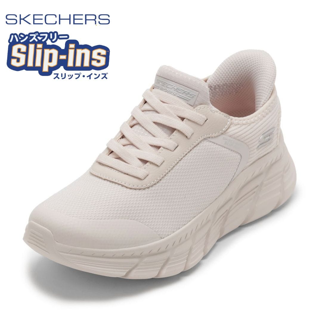 SKECHERS スケッチャーズ BOBS B FLEX HI - LIN ホワイト レディース