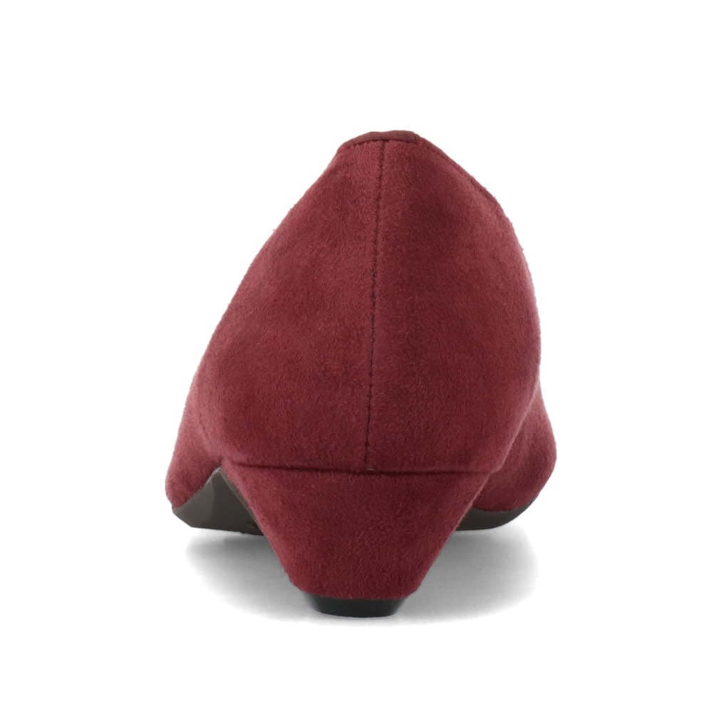 アーモンドトゥローヒールパンプス