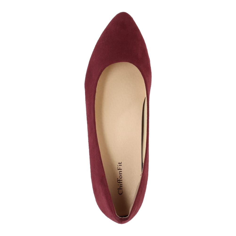 アーモンドトゥローヒールパンプス