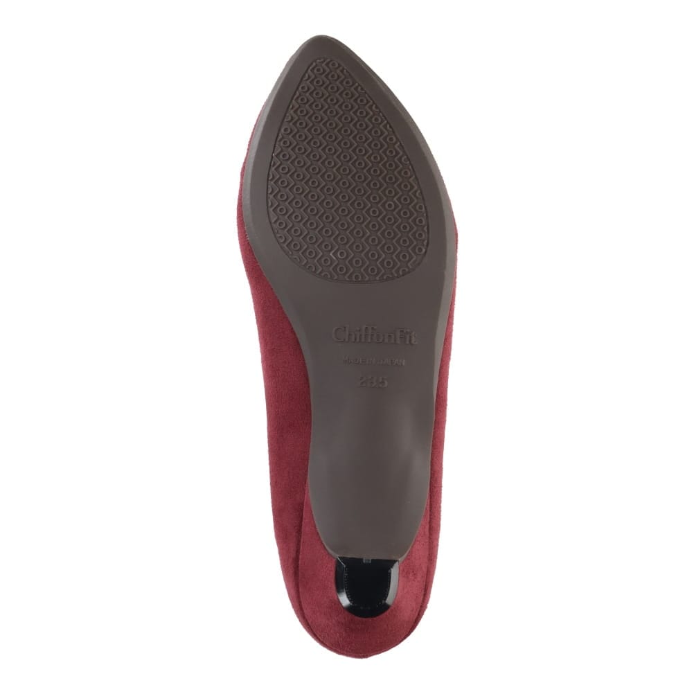 アーモンドトゥローヒールパンプス