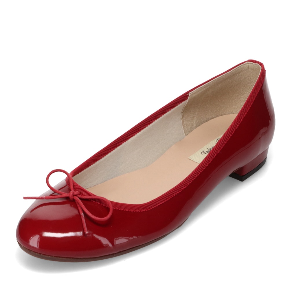Feeling of Yui フィーリングオブユイ リボンパンプス レッド
