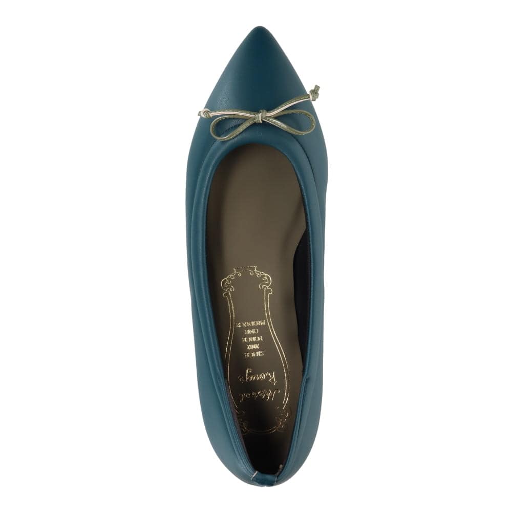 リボン付きパンプス