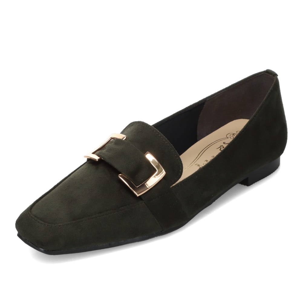 スクエアトゥローファー