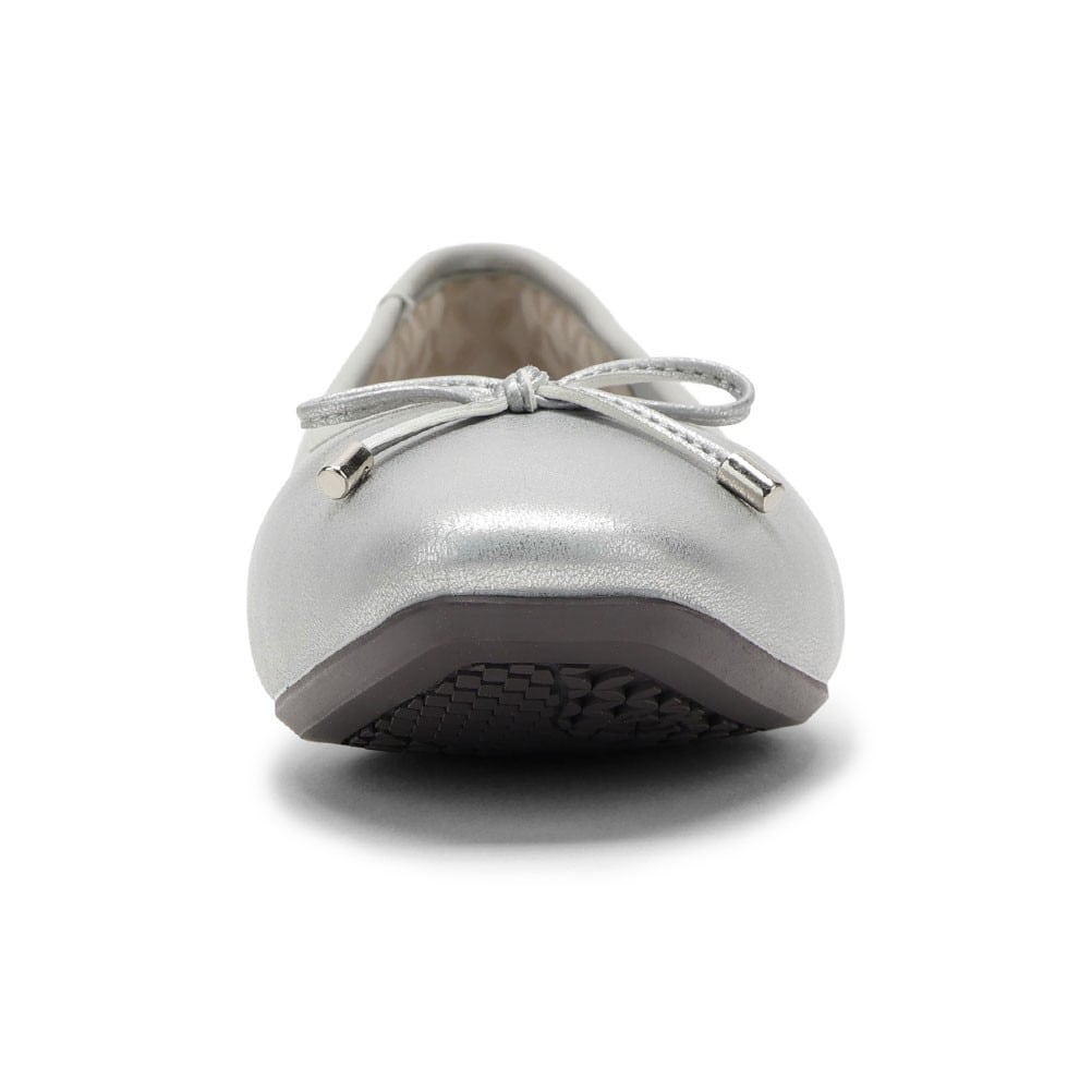 幅広 3E 防水 バレエパンプス ＜1.0cmヒール＞【22.5cm～24.5cm】