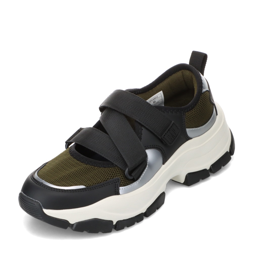 厚底ベルクロスニーカー