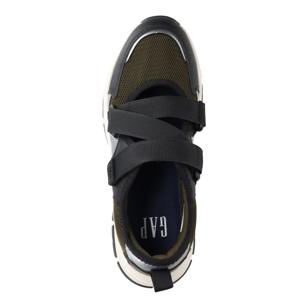 厚底ベルクロスニーカー