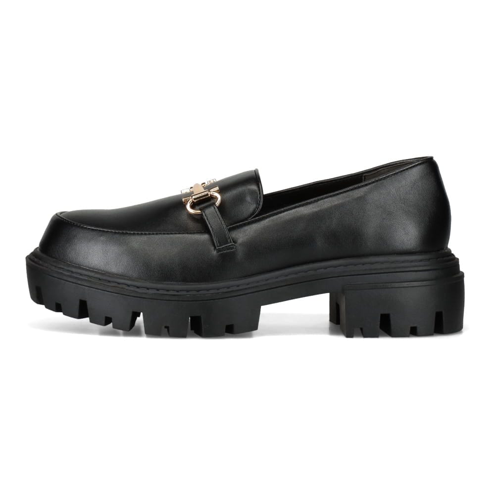 ROSE FAN FAN ローズファンファン 厚底ビットローファー ブラック