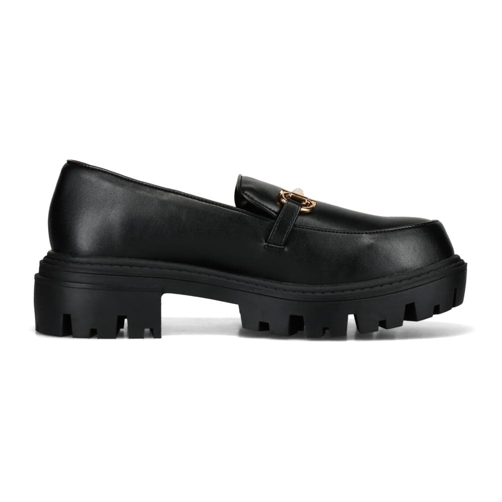 ROSE FAN FAN ローズファンファン 厚底ビットローファー ブラック