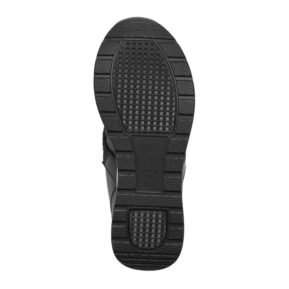 ビジュー付き厚底スニーカー