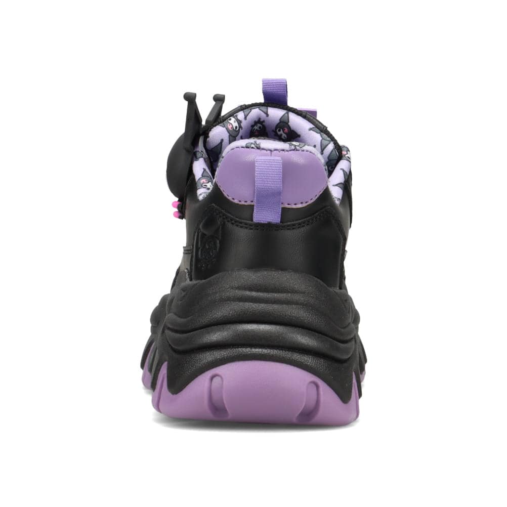 【KUROMI｜クロミ】スパットシューズ × サンリオキャラクターズ（厚底タイプ）手を使わずに履ける【22.5cm～25.0cm】