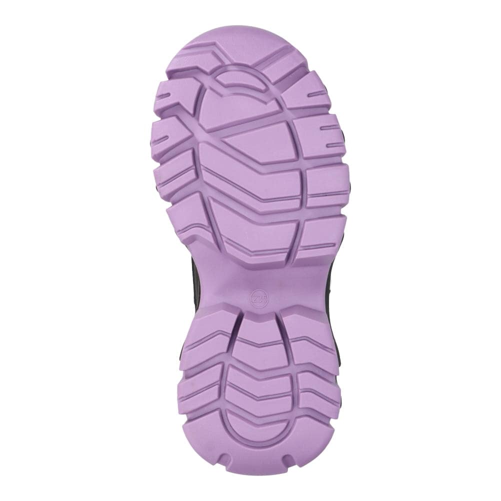 【KUROMI｜クロミ】スパットシューズ × サンリオキャラクターズ（厚底タイプ）手を使わずに履ける【22.5cm～25.0cm】