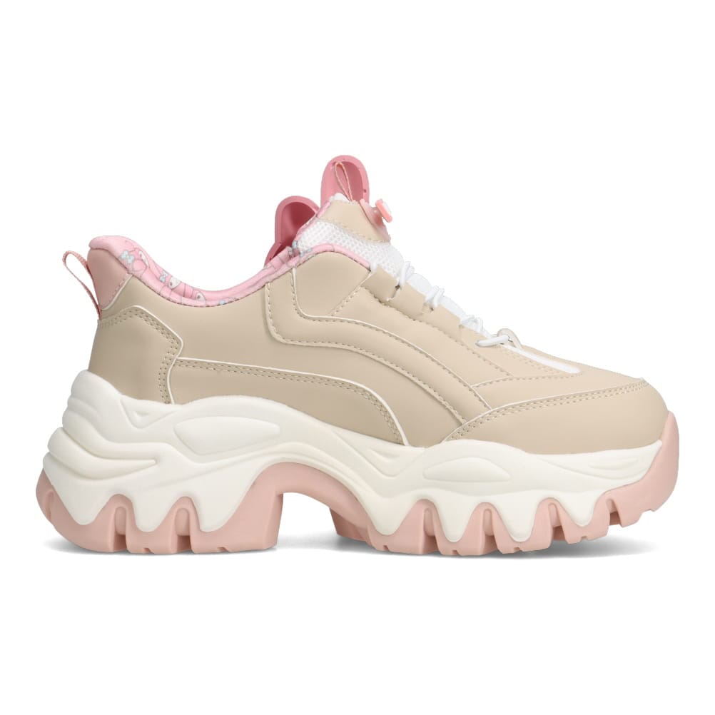 【MY MELODY｜マイメロディー】スパットシューズ × サンリオキャラクターズ（厚底タイプ）手を使わずに履ける【22.5cm～25.0cm】