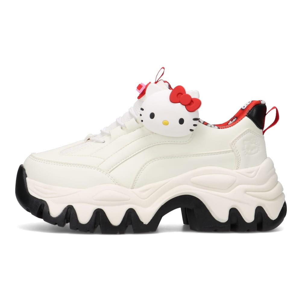 【HELLO KITTY｜ハローキティ】スパットシューズ × サンリオキャラクターズ（厚底タイプ）手を使わずに履ける【22.5cm～25.0cm】