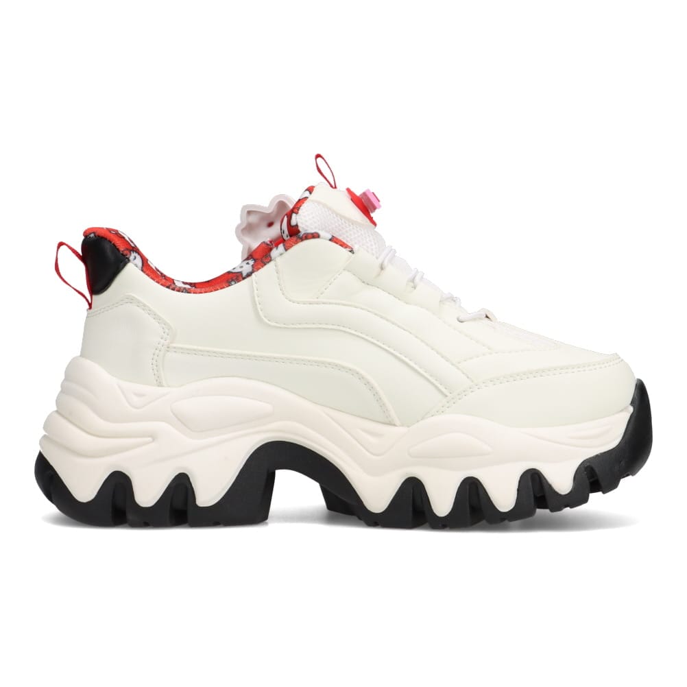 【HELLO KITTY｜ハローキティ】スパットシューズ × サンリオキャラクターズ（厚底タイプ）手を使わずに履ける【22.5cm～25.0cm】